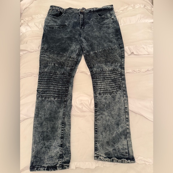 Phat Farm Men's Skinny Fit  Acid Wash Stretch Jeans 38W/30L - Picture 1 of 11